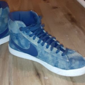 Nike denim blazer mid
